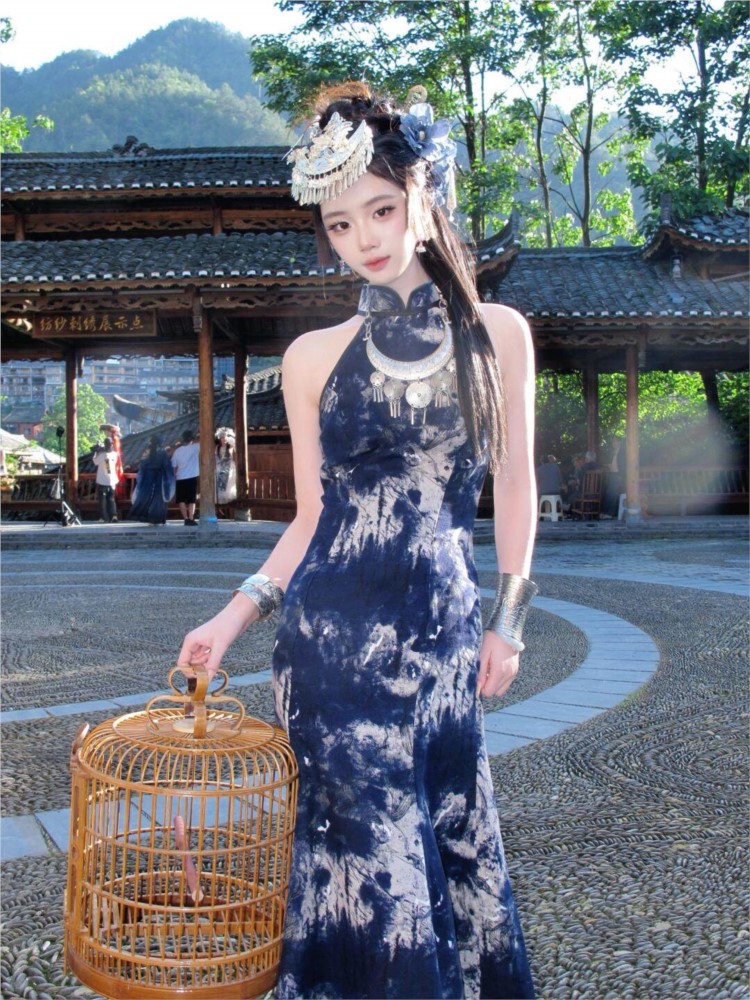 Ethnic Dress Fashion Show - Nouvelle robe batik tendance pour femme,