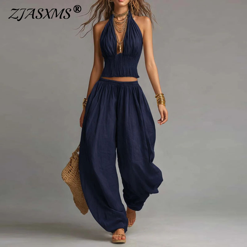 Ethnic Fashion Collection - Nouvel ensemble deux pièces bohème chic