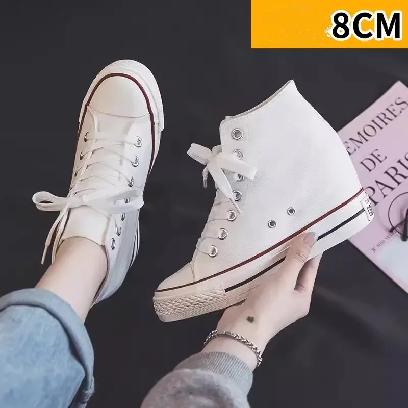 Ethnic Modern Fashion - Chaussures en toile à plateforme haute