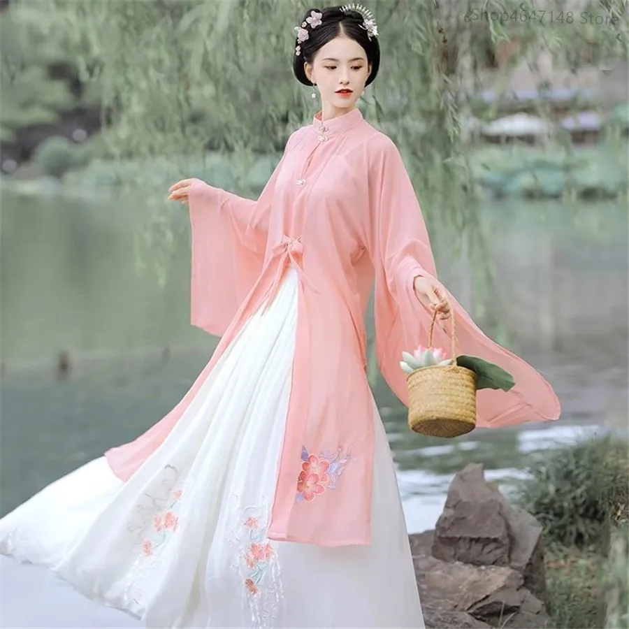 Ethnic Dress Fashion Show - Vêtements traditionnels chinois pour femmes, rose,