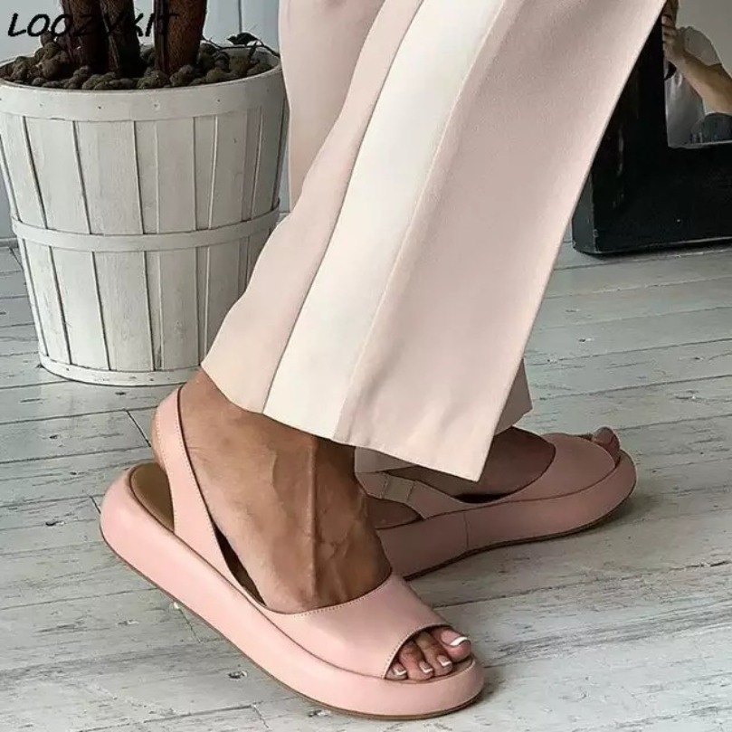 Ethnic Modern Fashion - Sandales plates pour femme, claquettes nuages,