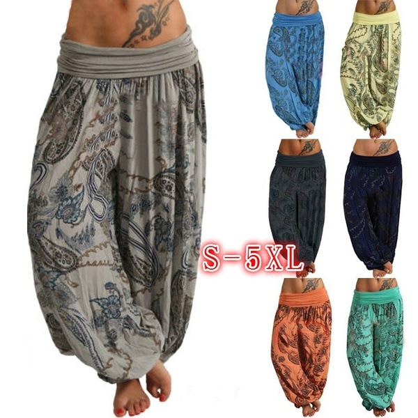 Pantalon large à imprimé numér - Ethnic Wear In Fashion avis et prix