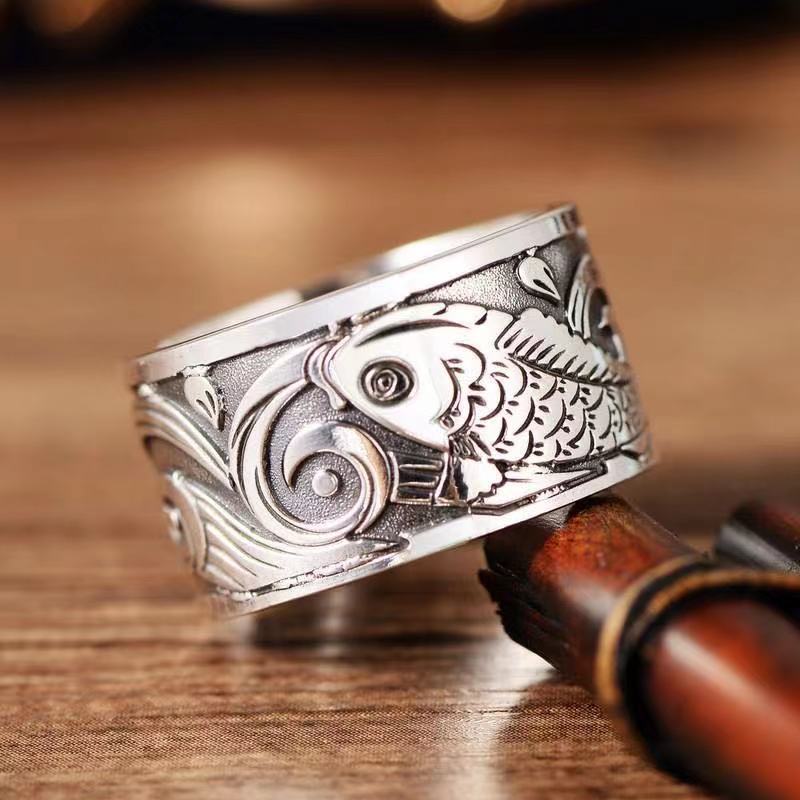 Bague d'ouverture à motif de p - Women'S Ethnic Fashion Brands avis et prix