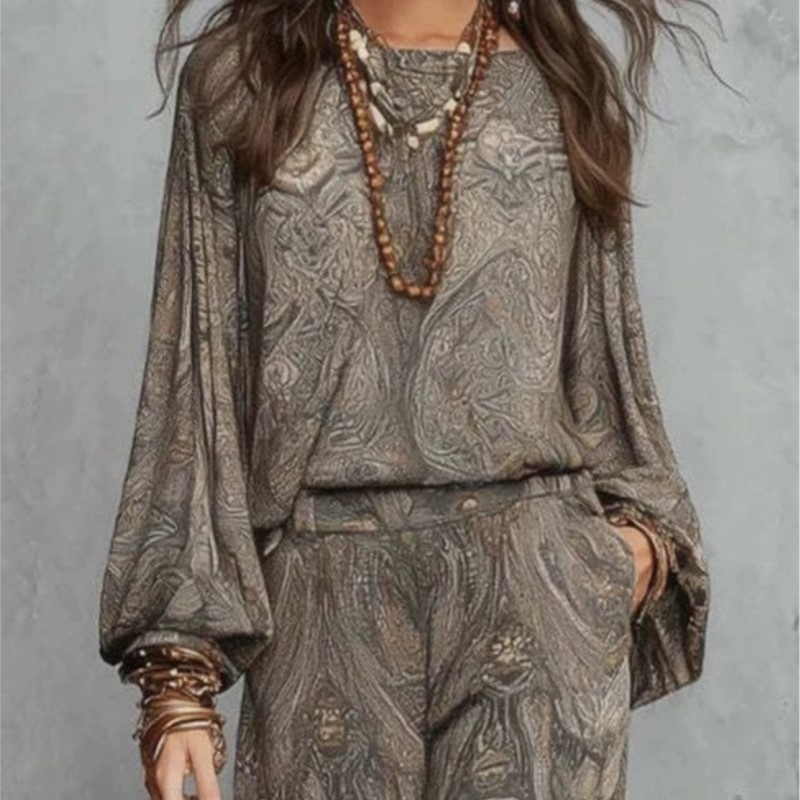 Ensemble deux pièces bohème à  - Ethnic Fashion Collection avis et prix