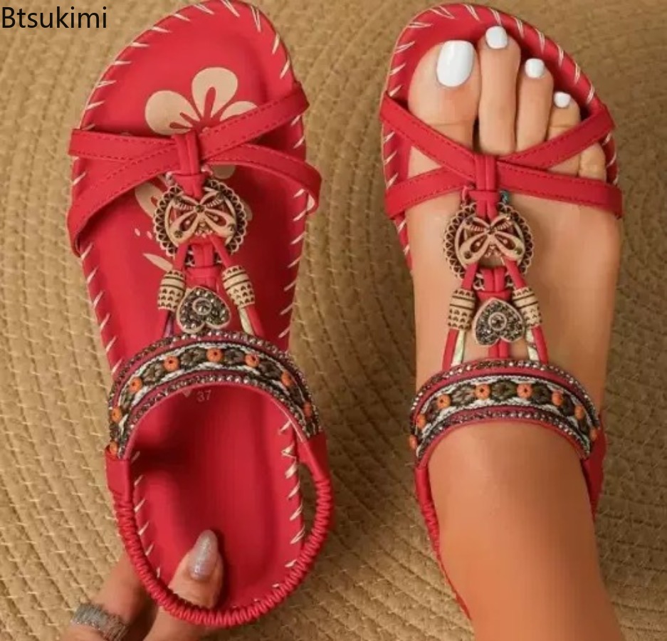 Sandales Bohèmes pour Femmes,  - Ethnic Fashion Dress avis et prix
