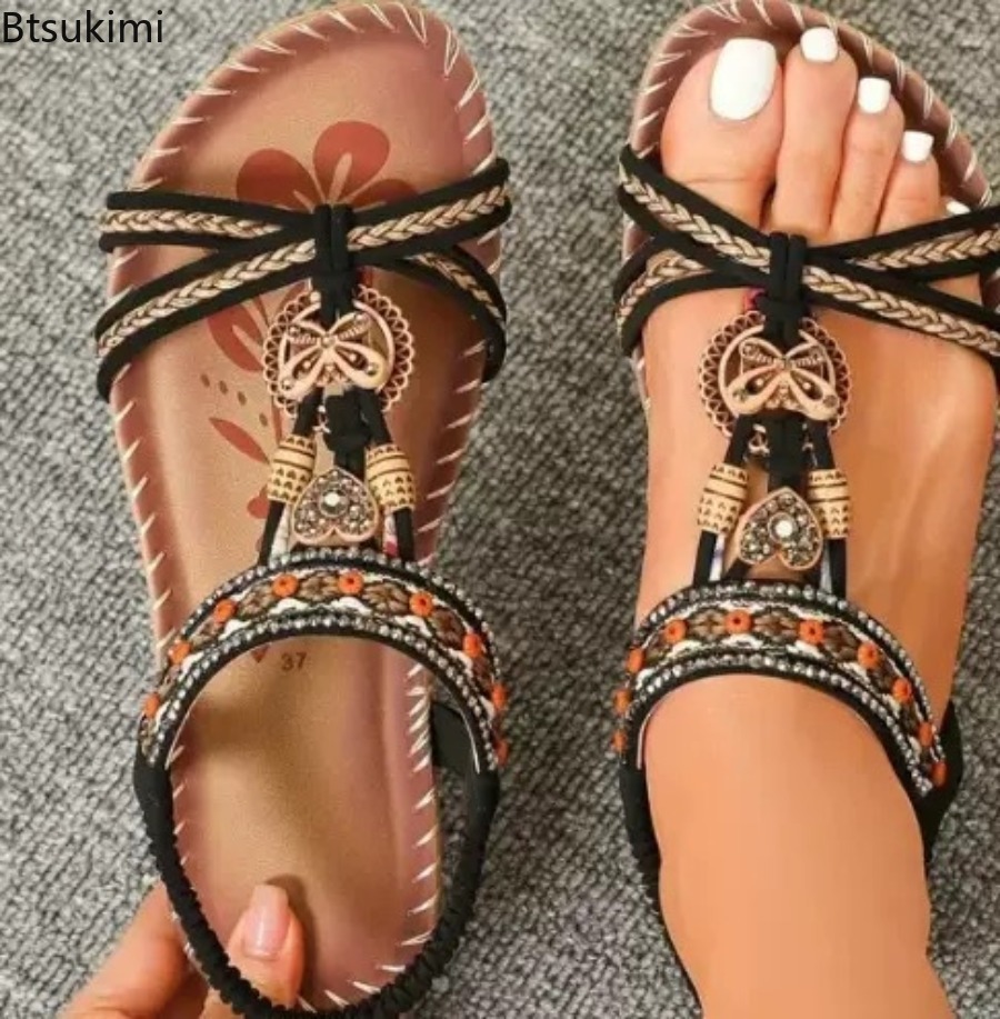Sandales Bohèmes pour Femmes,  - Ethnic Fashion Dress avis et prix