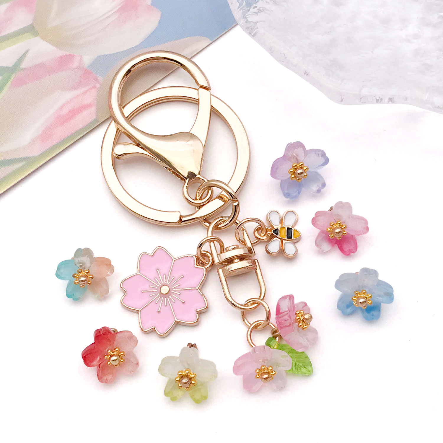 Pendentifs en fleurs de cerisi - Ethnic Modern Fashion avis et prix