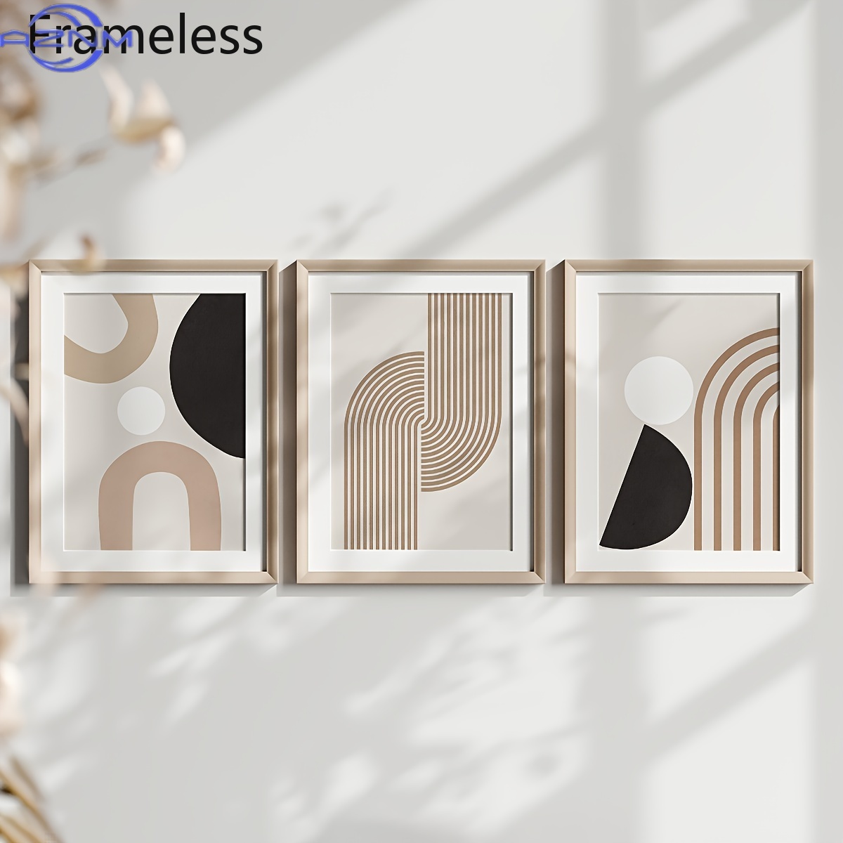 Lot de 3 tableaux modernes min - Ethnic Fashion Collection avis et prix